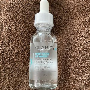 Clarity “Daily dose of water” hydration serum.